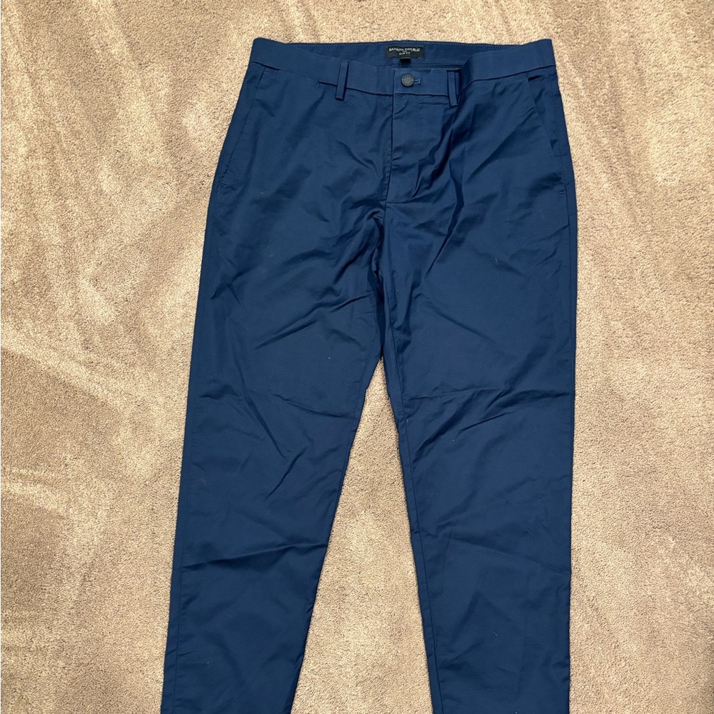 Banana Republic Core Temp Chino Men's Navy Pants